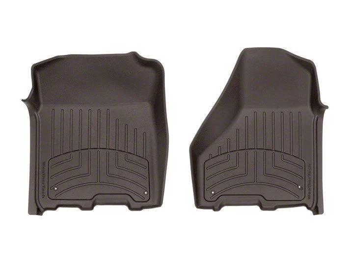 Weathertech Front Floor Liner HP; Cocoa (12-18 RAM 1500 Crew Cab)