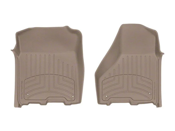Weathertech Front Floor Liner HP; Tan (12-18 RAM 1500 Crew Cab)
