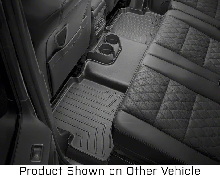 Weathertech Rear Floor Liner HP; Black (12-18 RAM 1500 Crew Cab)