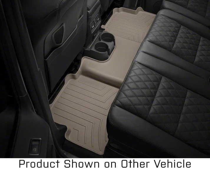 Weathertech Rear Floor Liner HP; Tan (12-18 RAM 1500 Crew Cab)