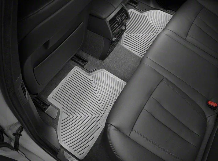 Weathertech All-Weather Rear Rubber Floor Mats; Gray (19-26 RAM 1500 Crew Cab)