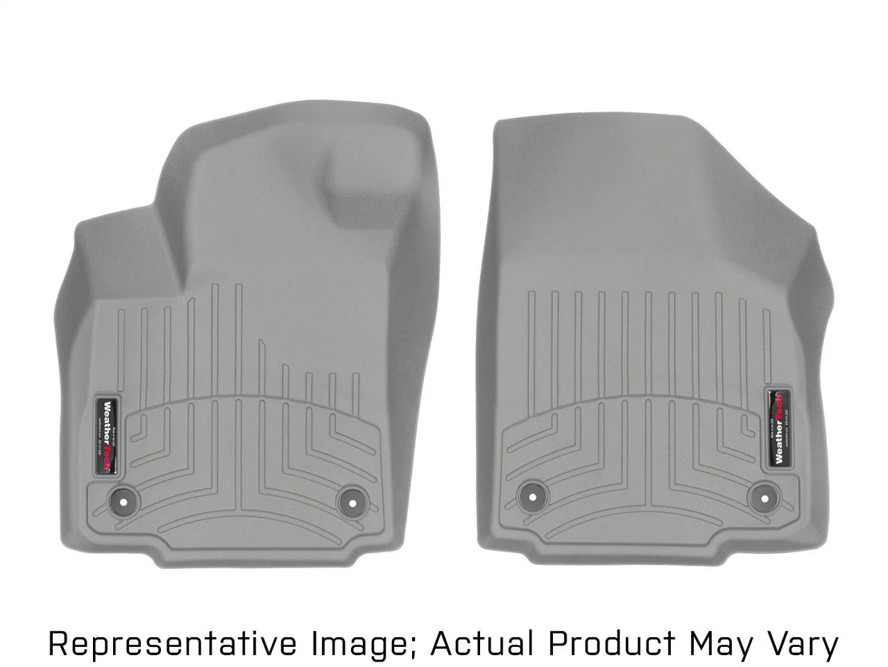 Weathertech DigitalFit Front Over the Hump Floor Liner; Gray (19-24 RAM 1500)