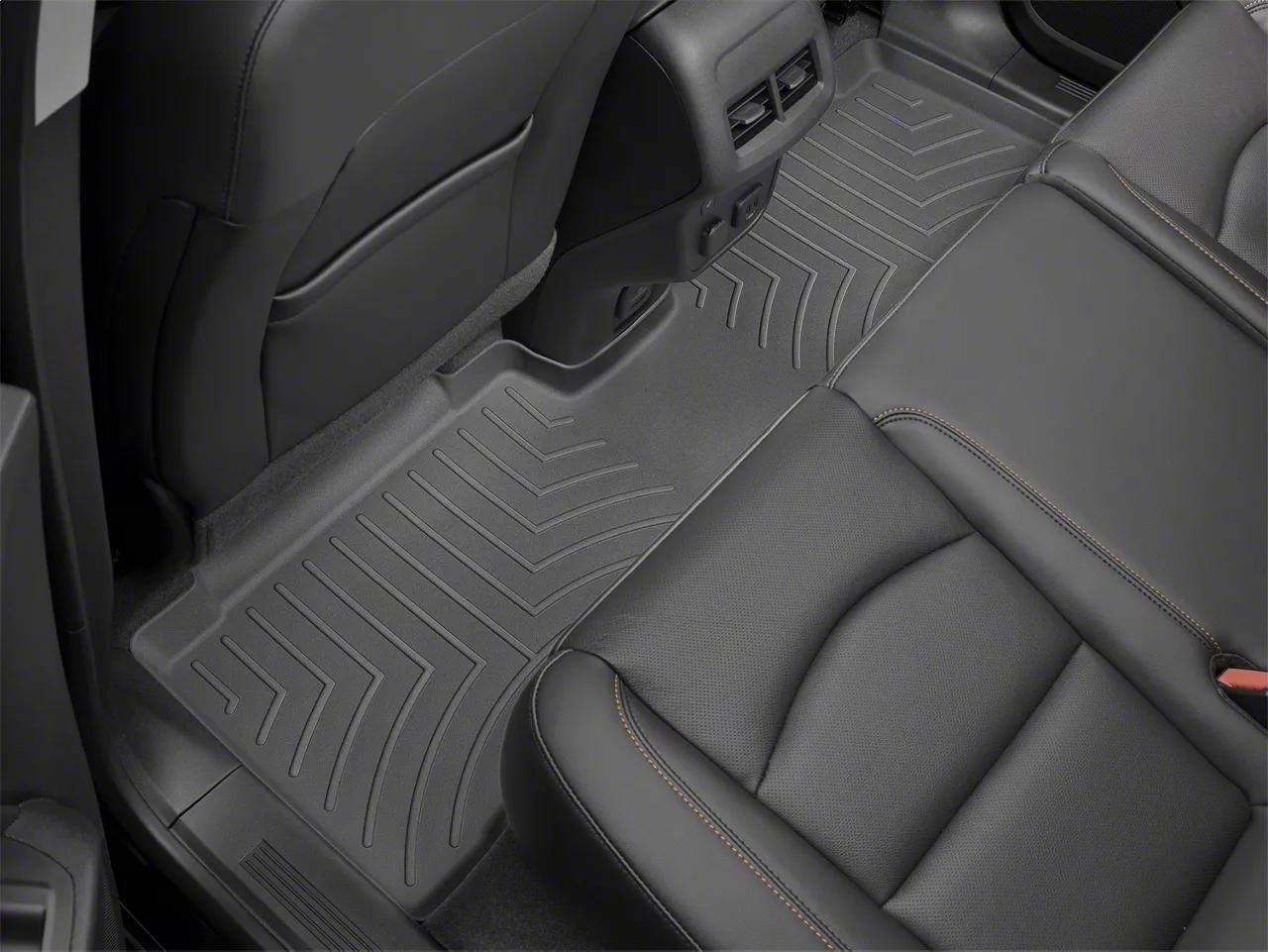 Weathertech DigitalFit Rear Floor Liner; Black (19-26 RAM 1500 Crew Cab w/ Rear Underseat Storage)