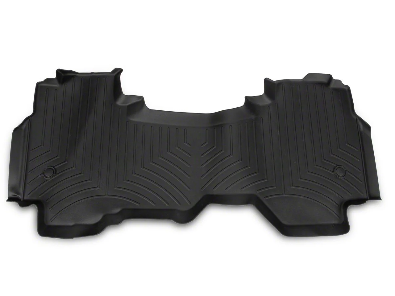 Weathertech DigitalFit Rear Floor Liner; Black (19-26 RAM 1500 Quad Cab)