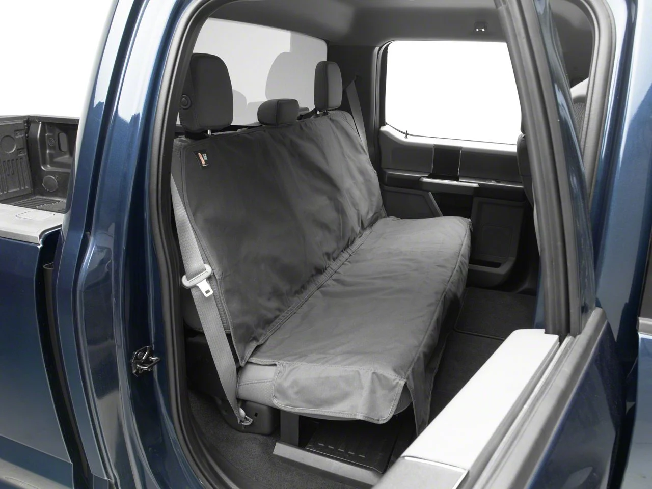 Weathertech Second Row Seat Protector; Charcoal (19-26 Ranger SuperCrew)