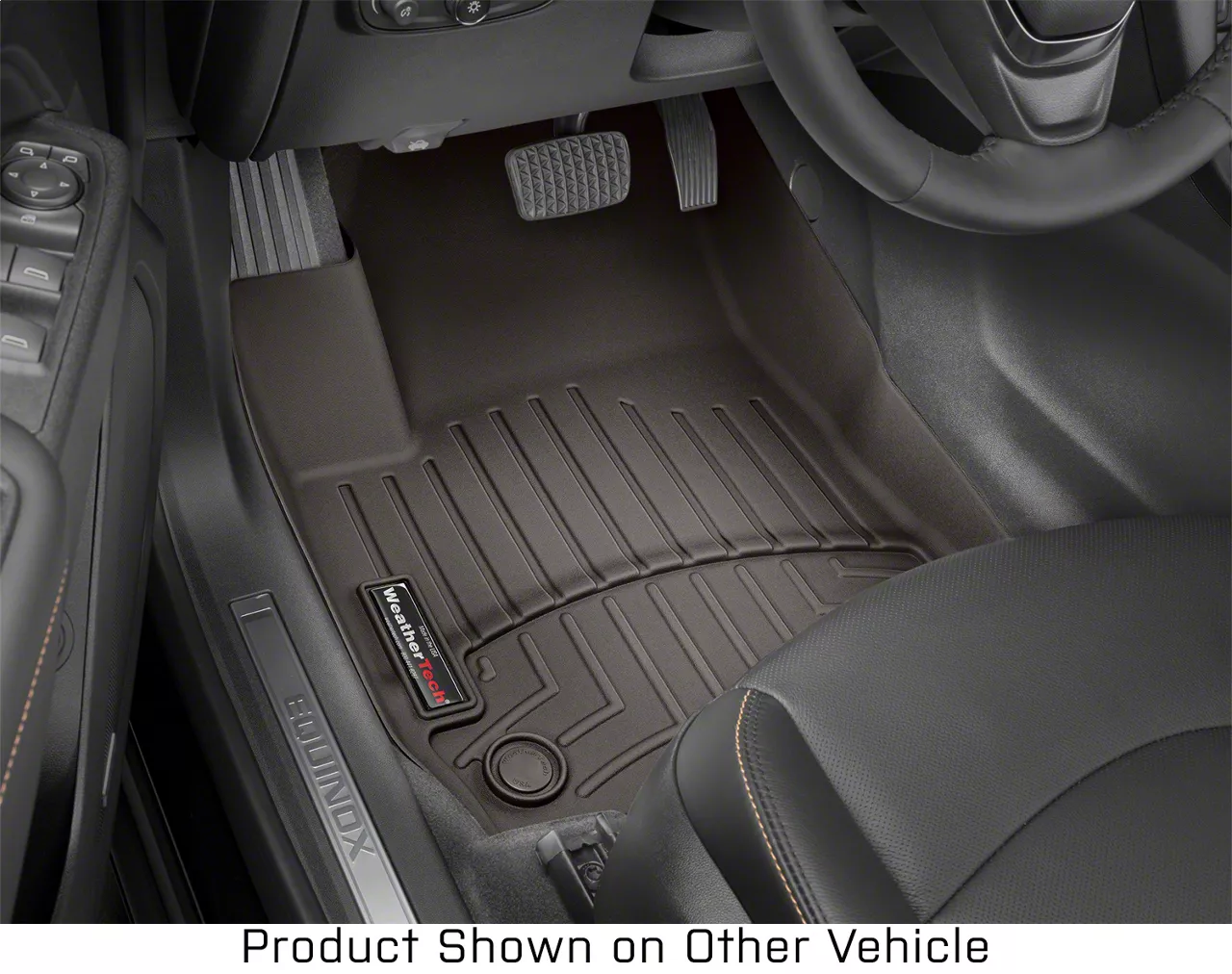 Weathertech DigitalFit Front Floor Liners; Cocoa (19-26 Sierra 1500 Double Cab, Crew Cab)
