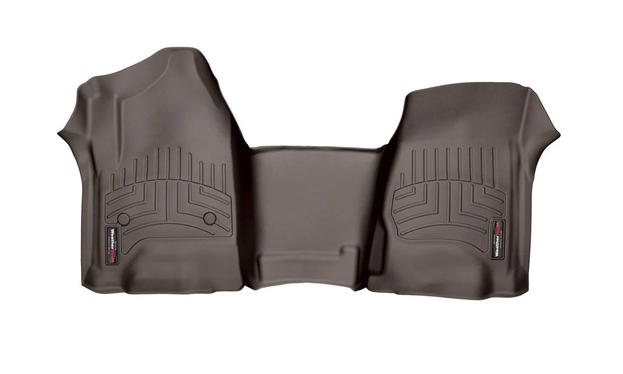 Weathertech DigitalFit Front Over the Hump Floor Liner; Cocoa (19-26 Sierra 1500)