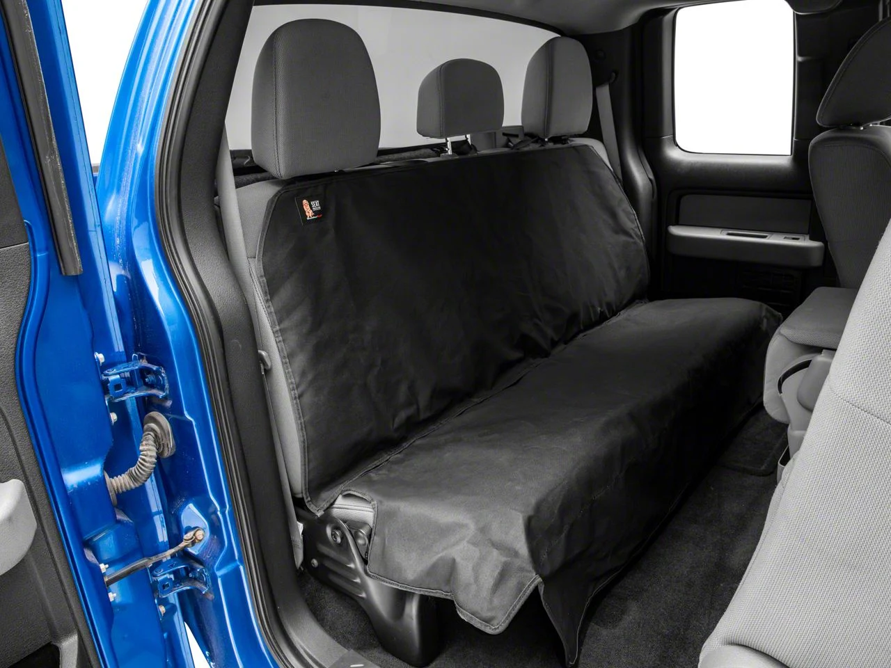Weathertech Second Row Seat Protector; Black (07-26 Sierra 2500 HD Extended/Double Cab, Crew Cab)