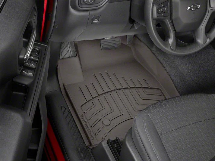 Weathertech Front Floor Liner HP; Cocoa (19-26 Silverado 1500)