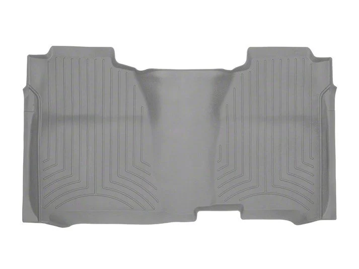 Weathertech Rear Floor Liner HP; Gray (14-18 Silverado 1500 Crew Cab)