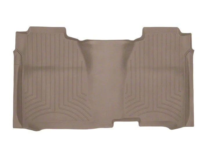 Weathertech Rear Floor Liner HP; Tan (14-18 Silverado 1500 Crew Cab)