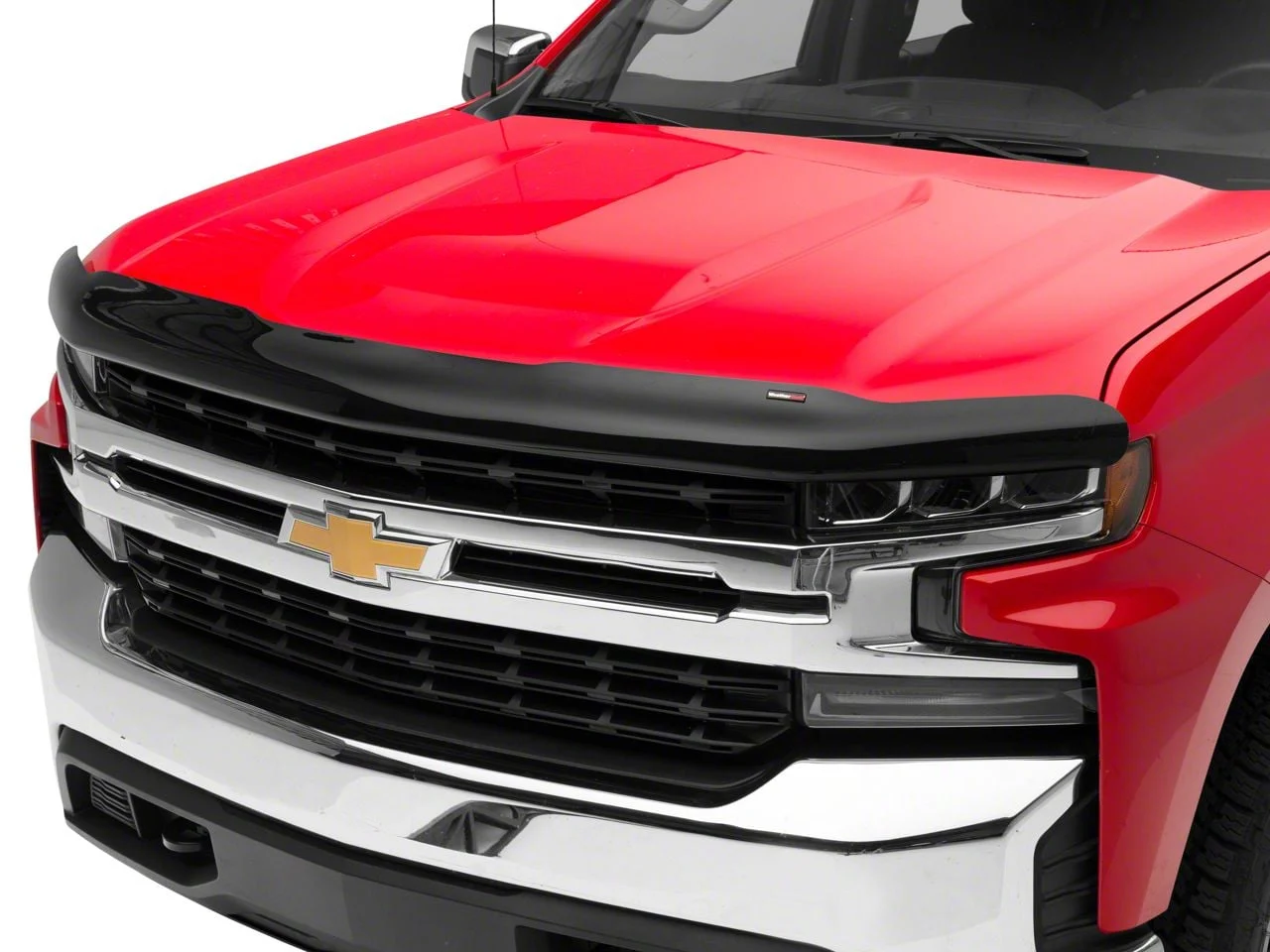 Weathertech Stone and Bug Deflector; Dark Smoke (19-25 Silverado 1500, Excluding Trail Boss & ZR2)
