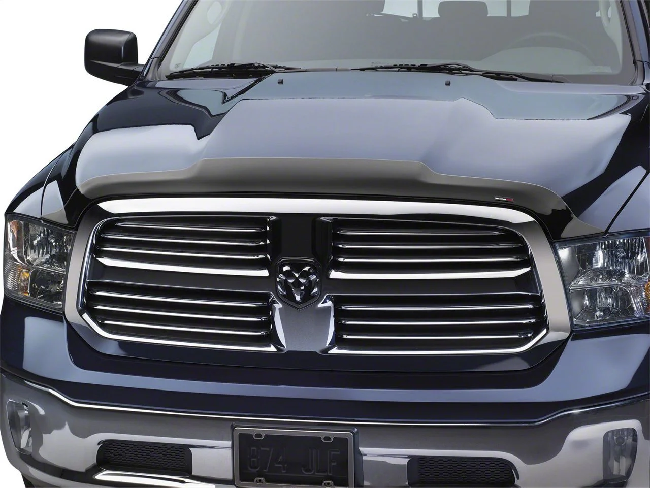 Weathertech Low Profile Hood Protector; Dark Smoke (20-26 Silverado 3500 HD)