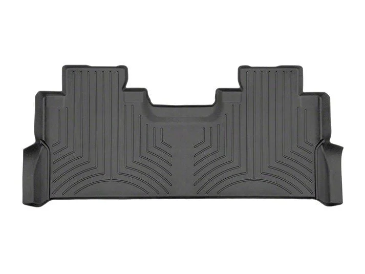 Weathertech Rear Floor Liner HP; Black (17-22 F-250 Super Duty SuperCrew w/ Front Bucket Seats & Rear Underseat Storage)