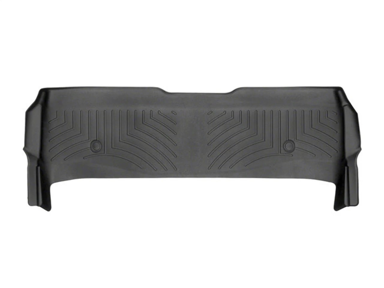Weathertech DigitalFit Rear Floor Liner for Vinyl Floors; Black (11-16 F-250 Super Duty SuperCrew)
