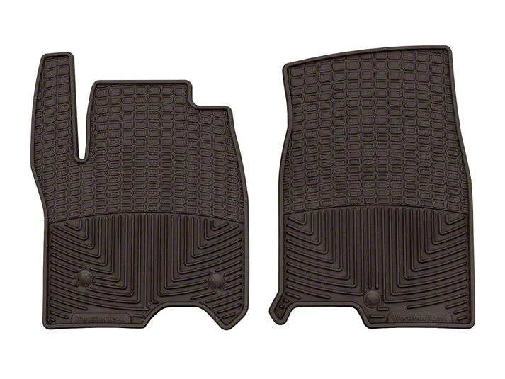 Weathertech All-Weather Front Rubber Floor Mats; Cocoa (21-26 Tahoe)
