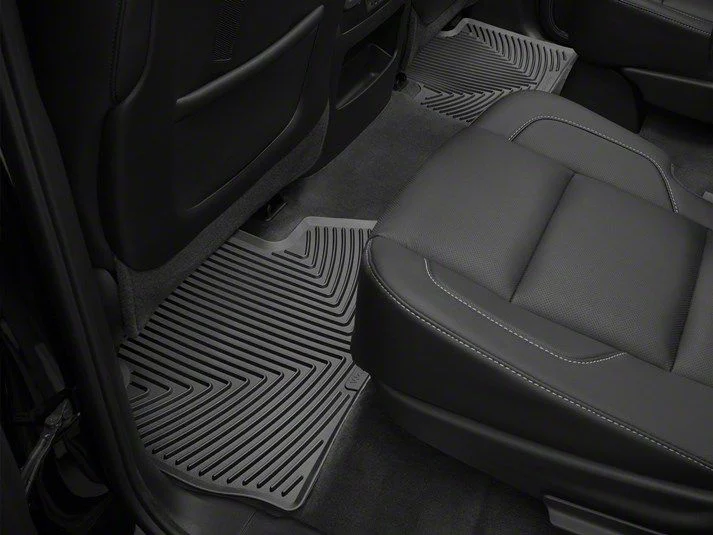 Weathertech All-Weather Rear Rubber Floor Mats; Black (15-20 Tahoe)