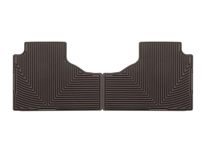 Weathertech All-Weather Rear Rubber Floor Mats; Cocoa (21-26 Tahoe)