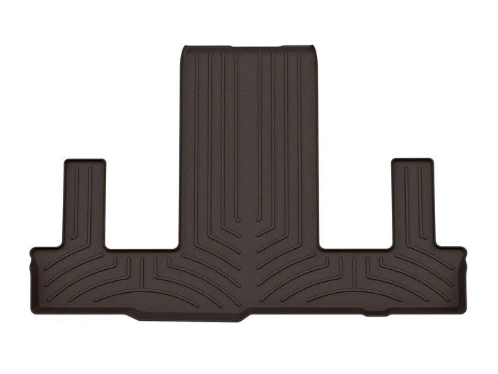 Weathertech Rear Floor Liner HP; Cocoa (21-26 Tahoe w/ 2nd Row Bucket Seats)