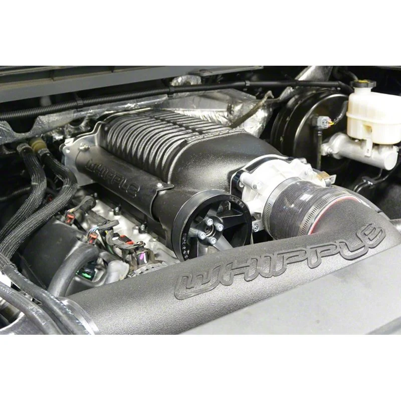 Whipple W185RF 3.0L Intercooled Supercharger Kit; Black (14-18 6.2L Silverado 1500)