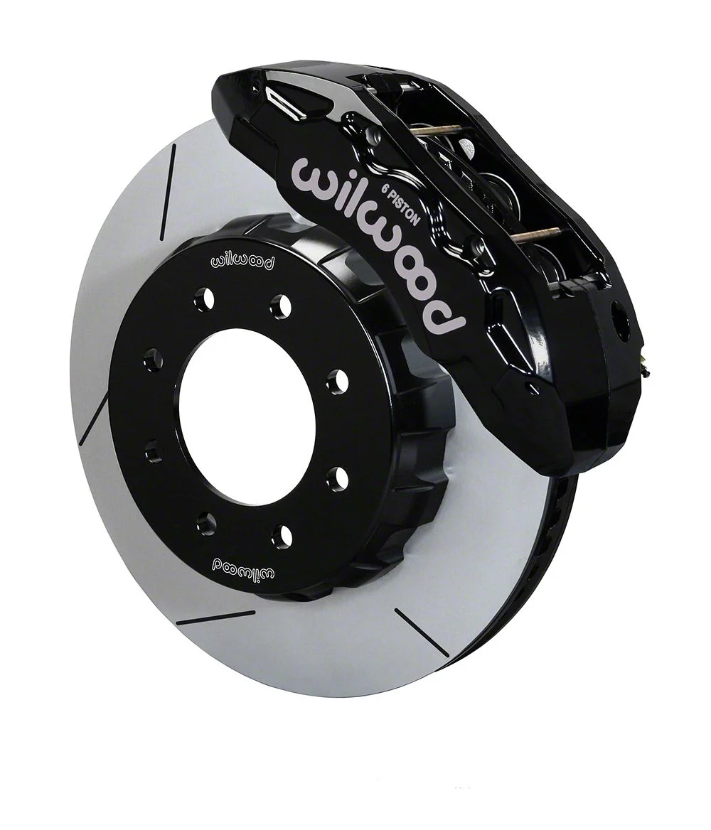 Wilwood Tactical Extreme TX6R Front Big Brake Kit with 16-Inch Slotted Rotors; Black Calipers (07-10 Silverado 3500 HD)