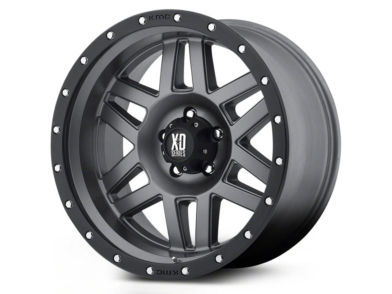XD Machete Black Machined 5-Lug Wheel; 20x9; 0mm Offset (02-08 RAM 1500, Excluding Mega Cab)