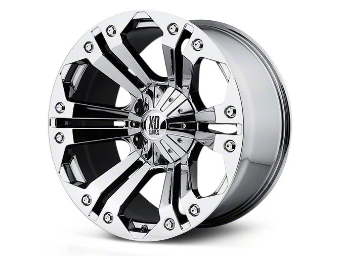 XD Monster Chrome 5-Lug Wheel; 22x9.5; 18mm Offset (02-08 RAM 1500, Excluding Mega Cab)