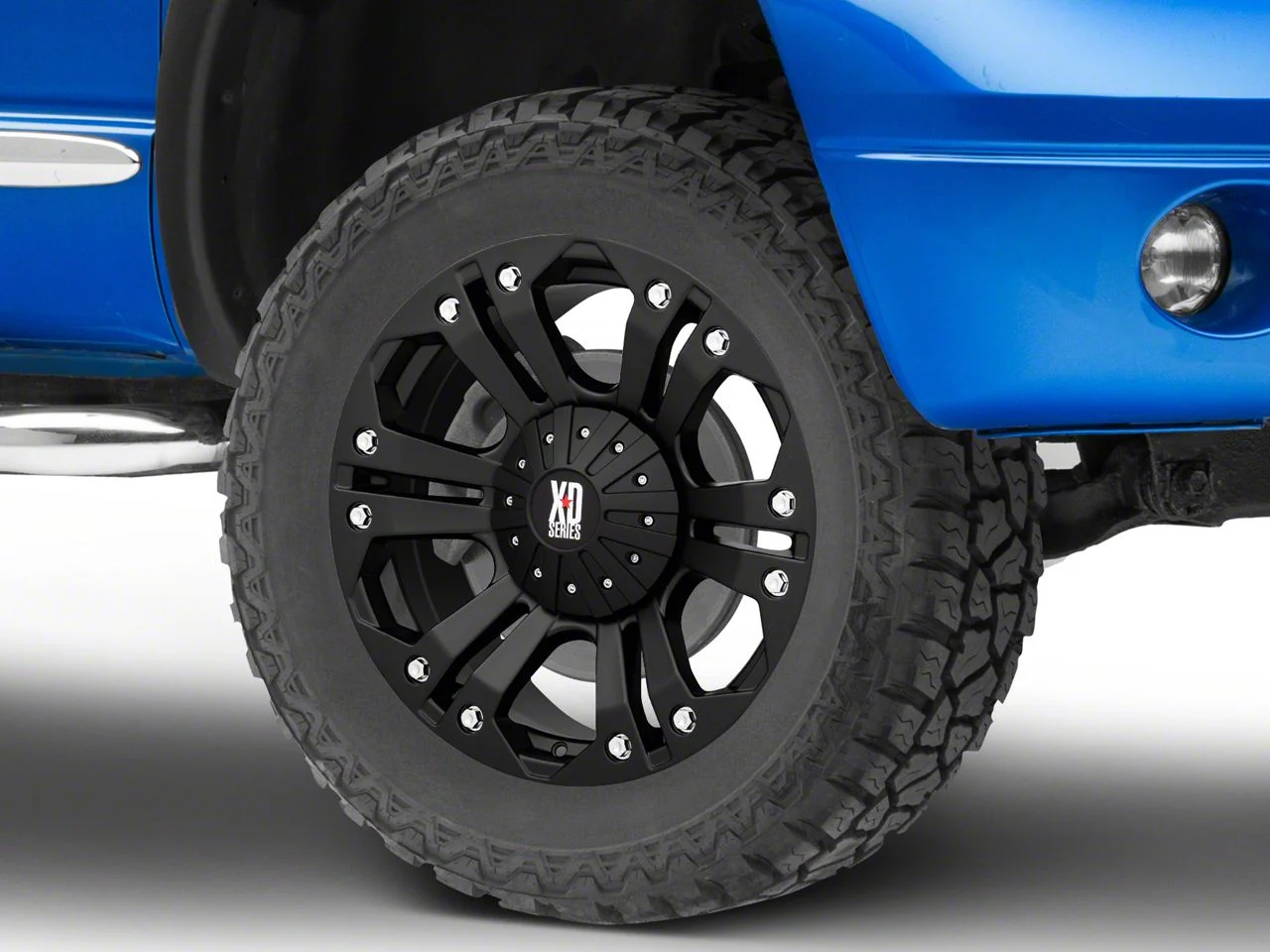 XD Monster Matte Black 5-Lug Wheel; 20x9; 18mm Offset (02-08 RAM 1500, Excluding Mega Cab)