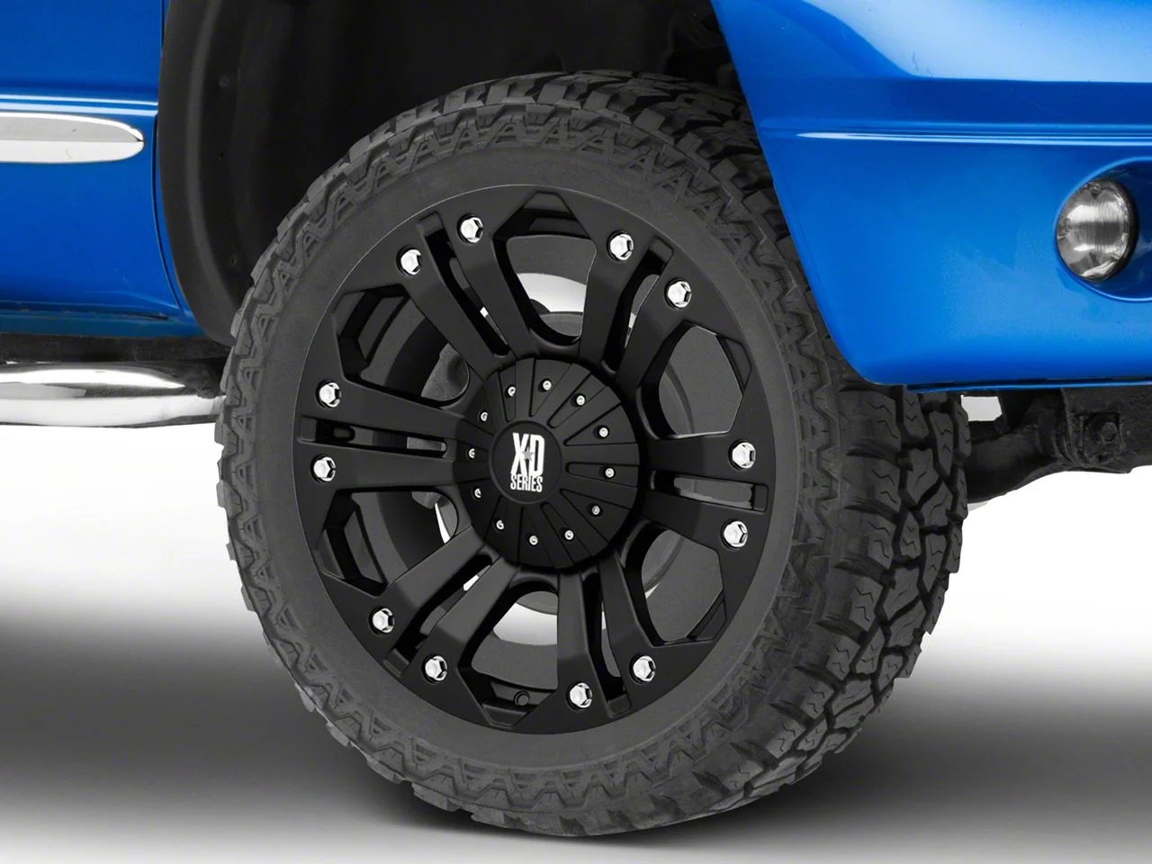 XD Monster Matte Black 5-Lug Wheel; 22x9.5; 18mm Offset (02-08 RAM 1500, Excluding Mega Cab)