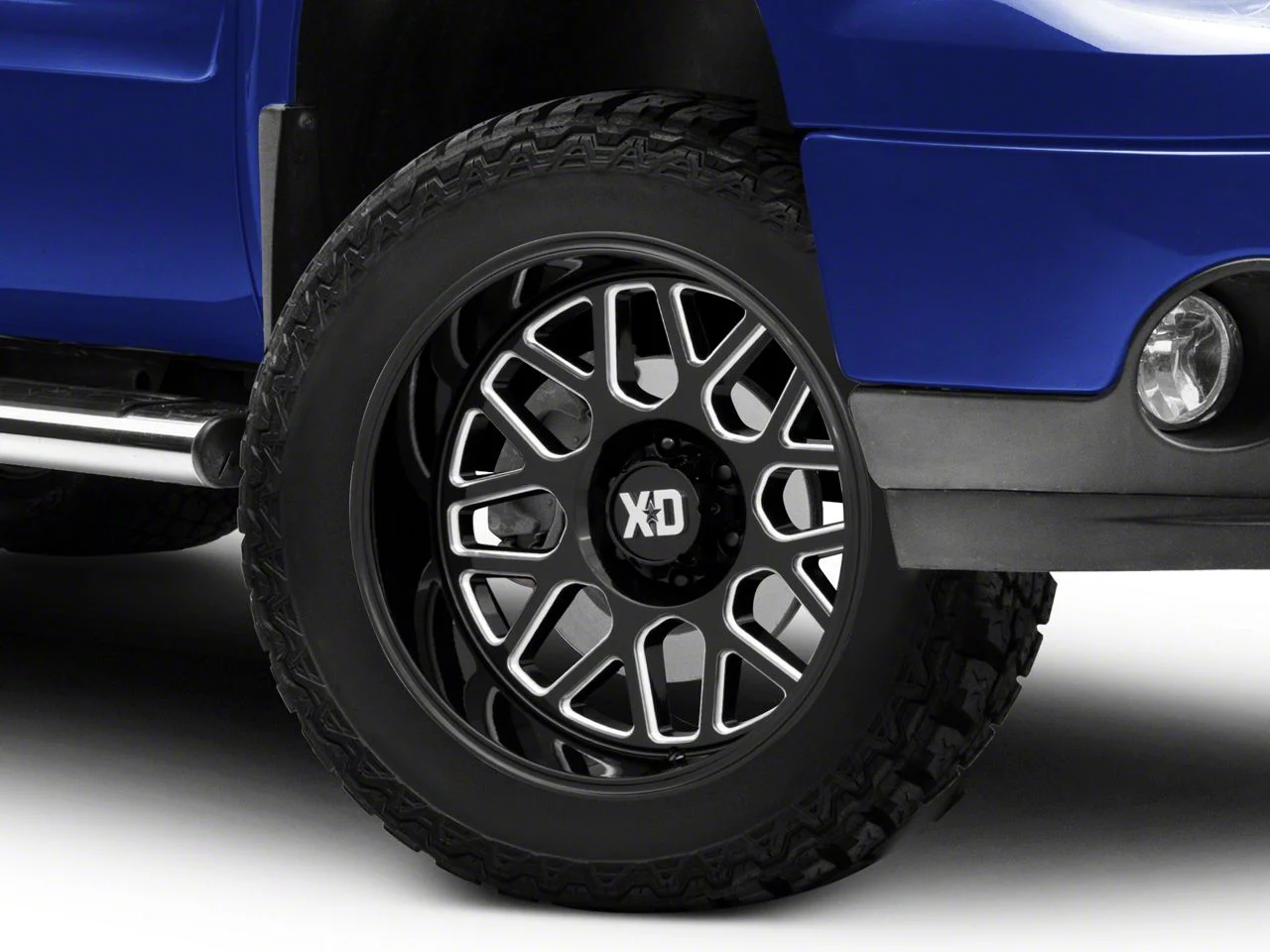 XD Grenade 2 Gloss Black Milled 6-Lug Wheel; 20x10; -18mm Offset (07-13 Sierra 1500)