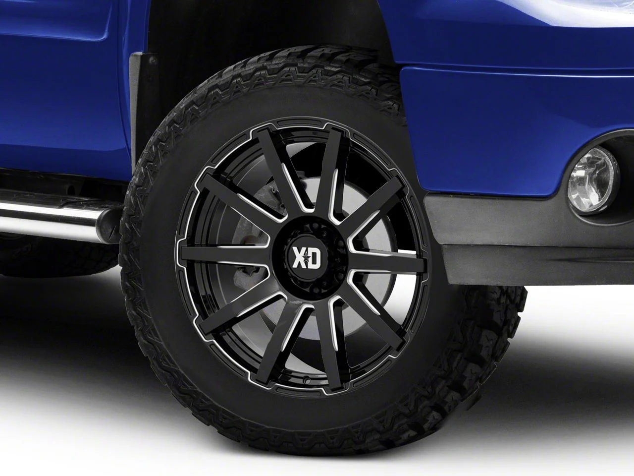 XD Outbreak Gloss Black Milled 6-Lug Wheel; 20x9; 0mm Offset (07-13 Sierra 1500)