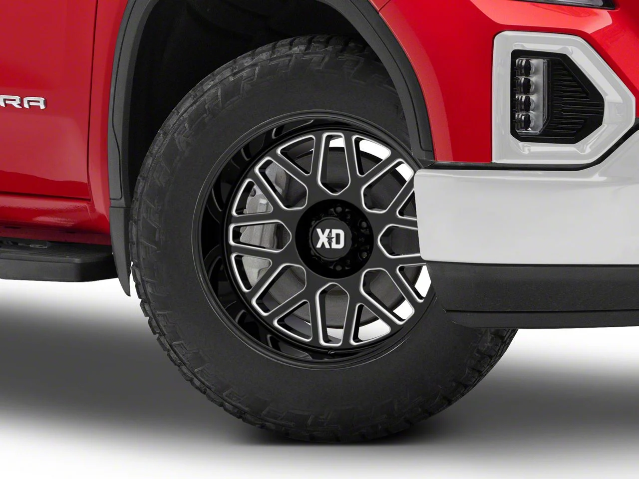 XD Grenade 2 Gloss Black Milled 6-Lug Wheel; 20x9; 0mm Offset (19-26 Sierra 1500)