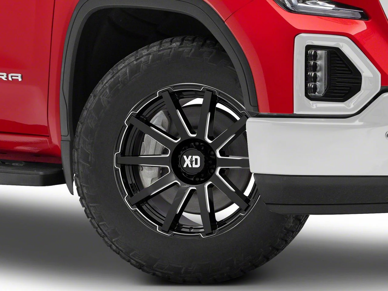 XD Outbreak Gloss Black Milled 6-Lug Wheel; 20x10; -18mm Offset (19-26 Sierra 1500)