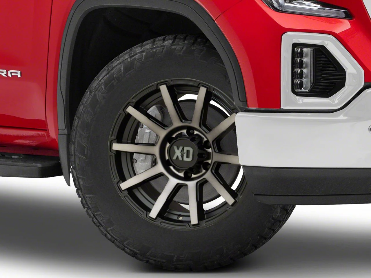 XD Outbreak Satin Black with Gray Tint 6-Lug Wheel; 20x9; 18mm Offset (19-26 Sierra 1500)