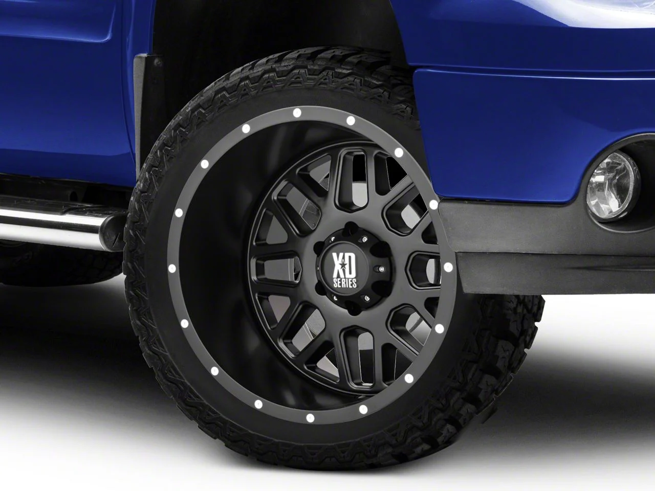 XD Grenade Satin Black 6-Lug Wheel; 22x9.5; 30mm Offset (07-13 Sierra 1500)