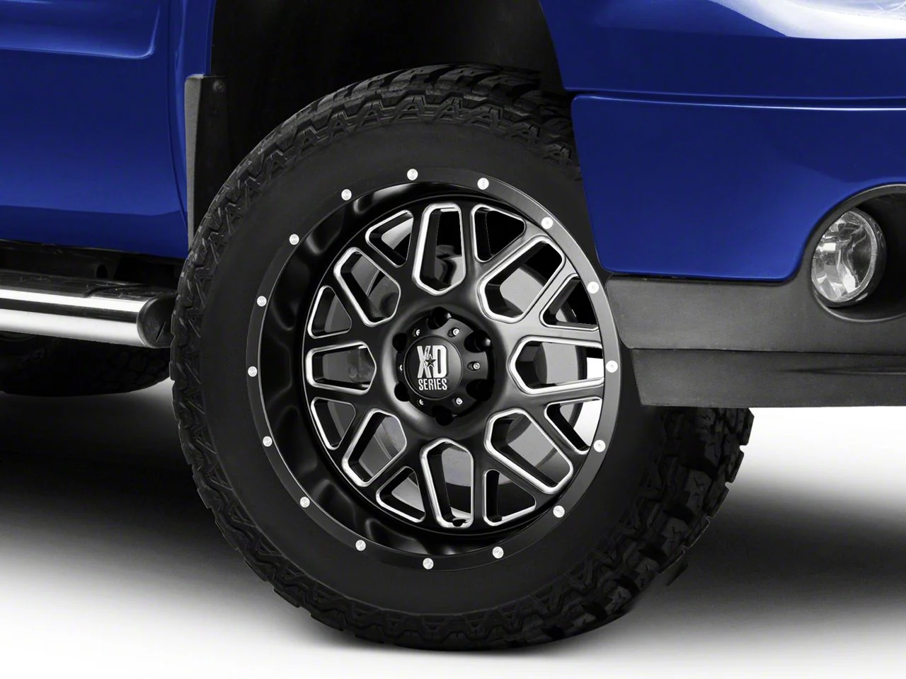 XD Grenade Satin Black Milled 6-Lug Wheel; 20x9; 18mm Offset (07-13 Sierra 1500)