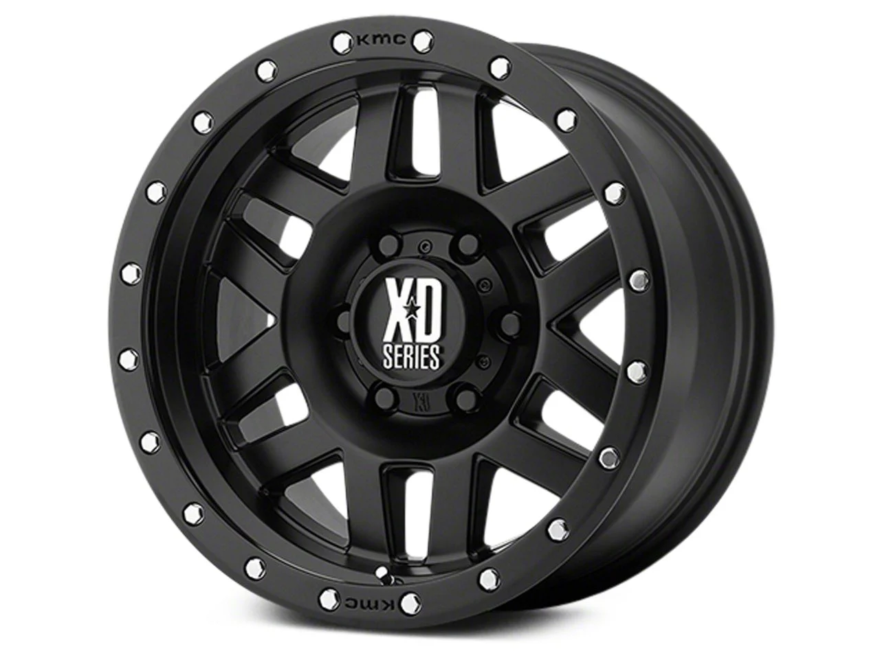 XD Machete Satin Black 6-Lug Wheel; 17x9; 18mm Offset (07-13 Sierra 1500)