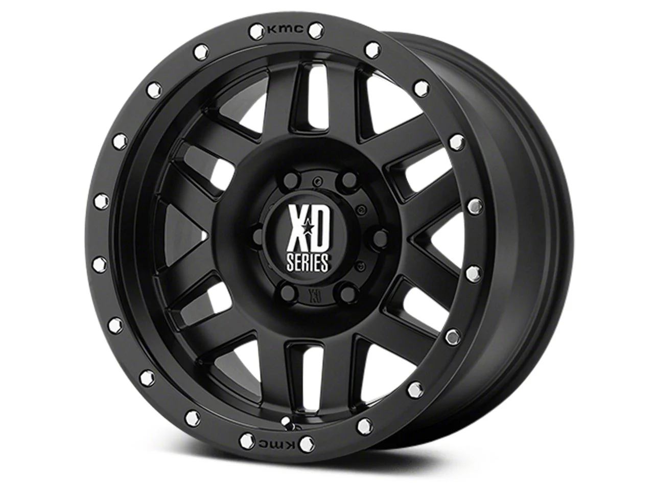 XD Machete Satin Black 6-Lug Wheel; 18x9; -12mm Offset (07-13 Sierra 1500)
