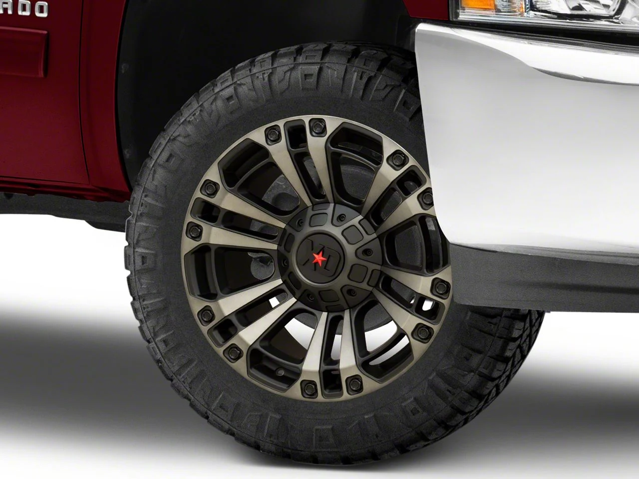 XD XD851 Satin Black with Gray Tint 6-Lug Wheel; 20x10; -18mm Offset (07-13 Silverado 1500)