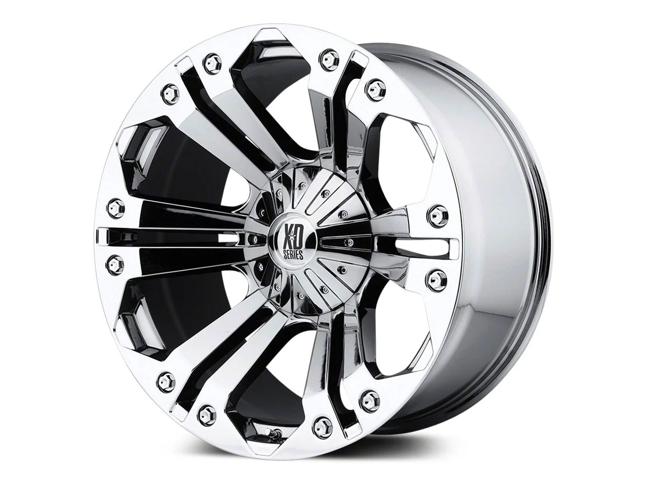 XD Monster Chrome 5-Lug Wheel; 20x9; 35mm Offset (09-18 RAM 1500)