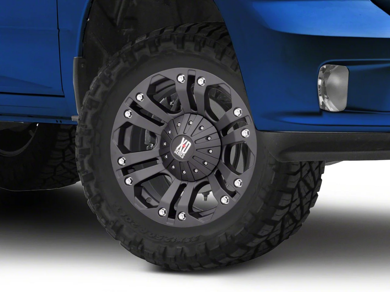 XD Monster Matte Black 5-Lug Wheel; 18x9; 35mm Offset (09-18 RAM 1500)