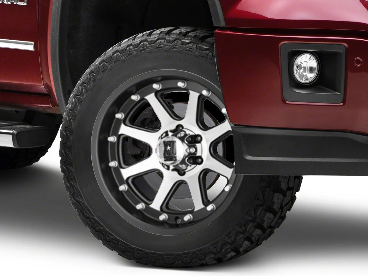 XD Addict Matte Black Machined 6-Lug Wheel; 20x9; 18mm Offset (14-18 Sierra 1500)