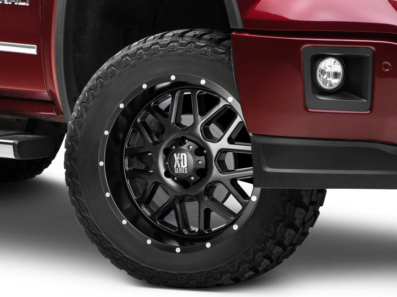 XD Grenade Satin Black 6-Lug Wheel; 20x9; 18mm Offset (14-18 Sierra 1500)