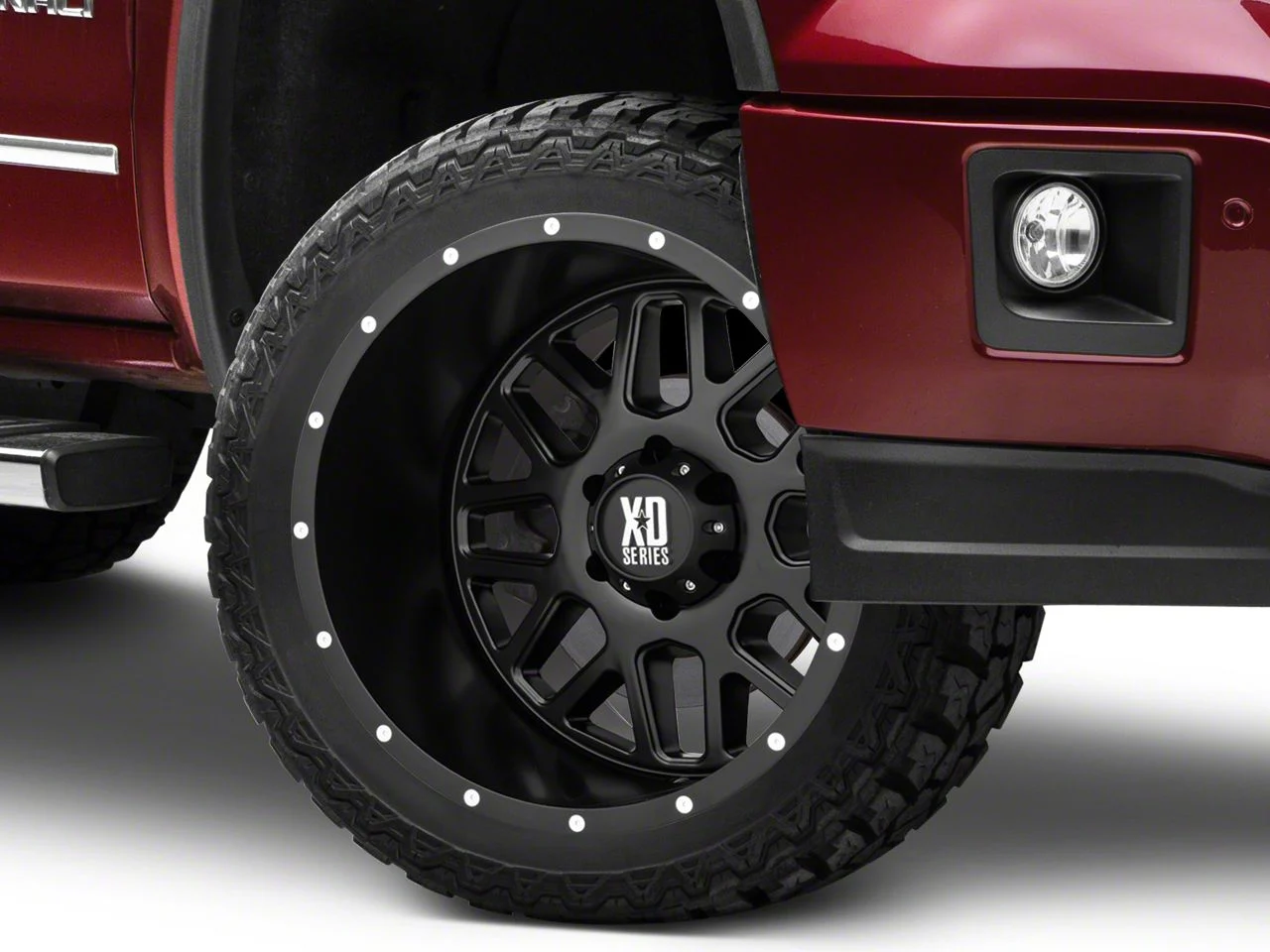 XD Grenade Satin Black 6-Lug Wheel; 22x9.5; 30mm Offset (14-18 Sierra 1500)