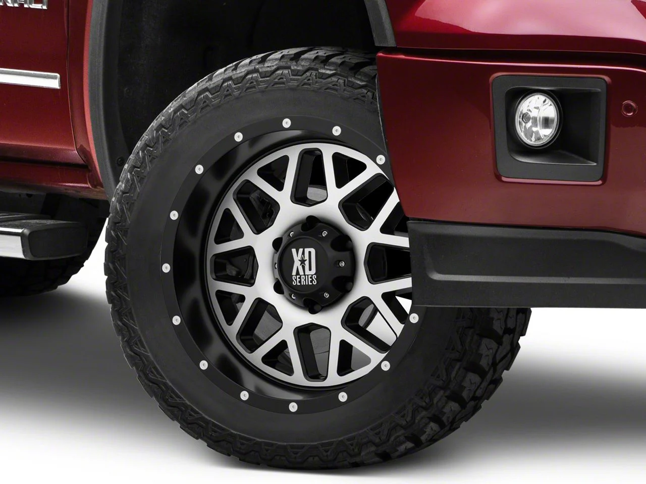 XD Grenade Satin Black Machined 6-Lug Wheel; 20x9; 18mm Offset (14-18 Sierra 1500)