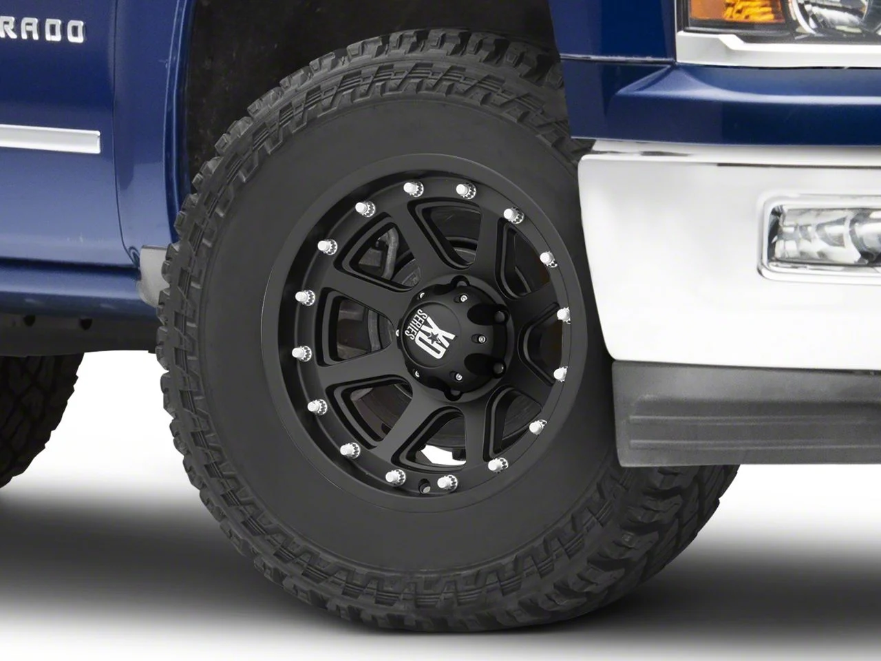 XD Addict Matte Black 6-Lug Wheel; 18x9; -12mm Offset (14-18 Silverado 1500)