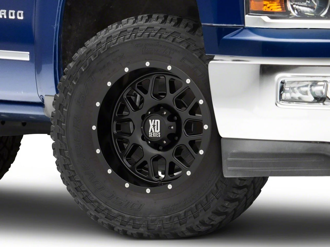 XD Grenade Satin Black 6-Lug Wheel; 18x9; 18mm Offset (14-18 Silverado 1500)