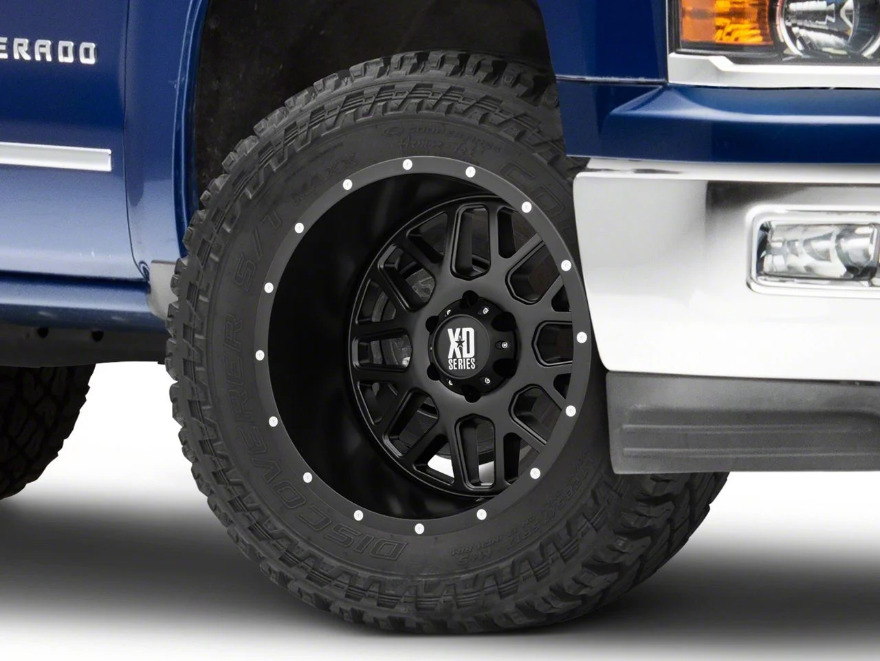 XD Grenade Satin Black 6-Lug Wheel; 20x9; 18mm Offset (14-18 Silverado 1500)