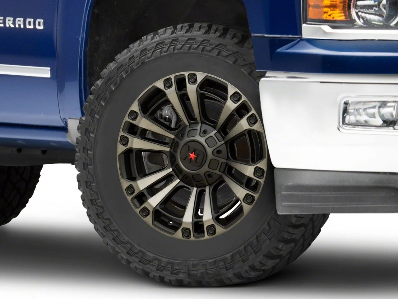 XD XD851 Satin Black with Gray Tint 6-Lug Wheel; 20x10; -18mm Offset (14-18 Silverado 1500)