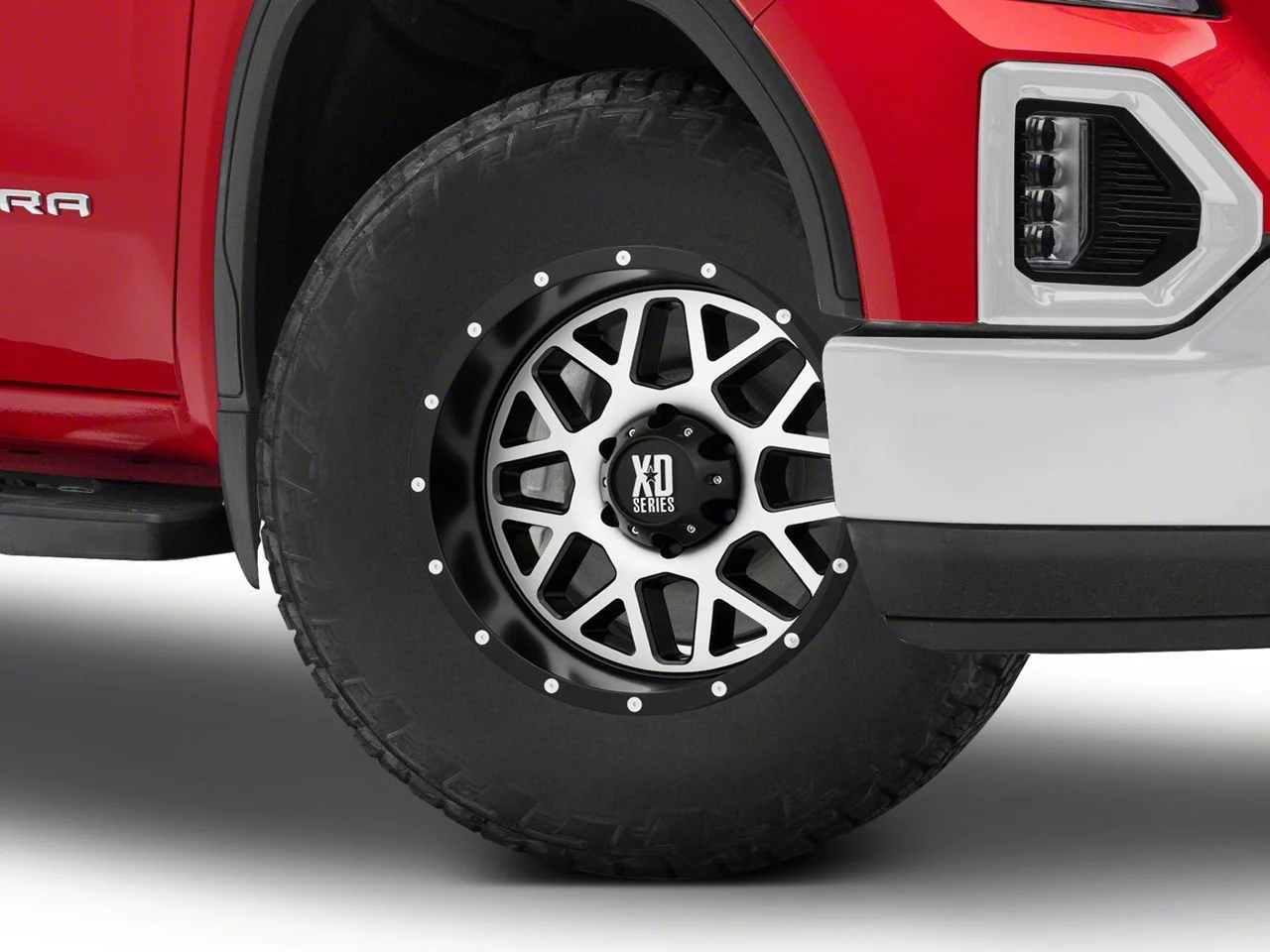 XD Grenade Satin Black Machined 6-Lug Wheel; 18x9; -12mm Offset (19-26 Sierra 1500)